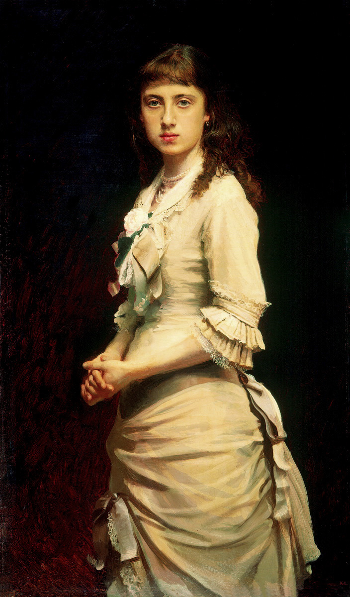 Ivan Nikolayevich Kramskoy. Portrait of the artist's daughter Kramskoy Sophia