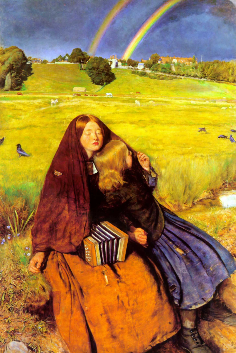 John Everett Millais. Blind girl