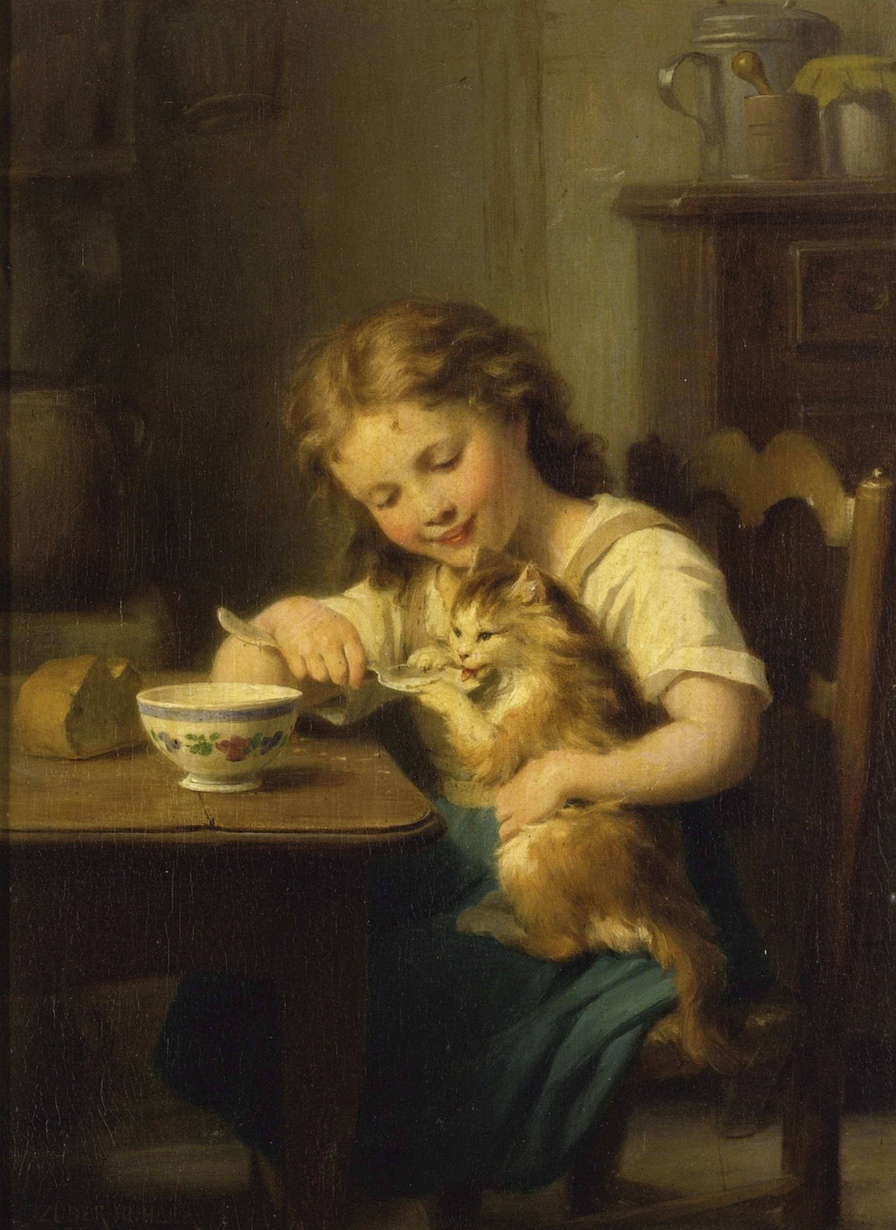 Pictures of the artist, XIX by Fritz Zuber-Buhler: History