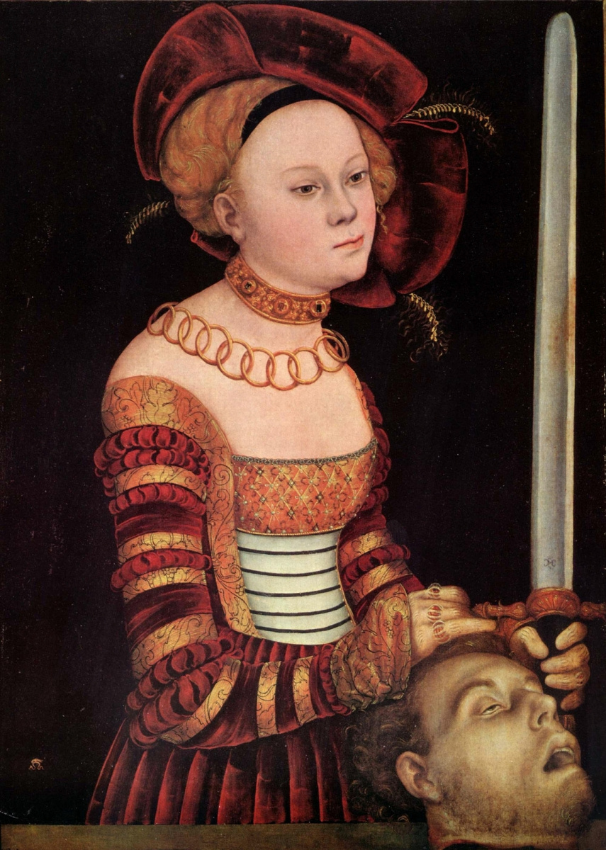 Lucas Cranach the Elder. Judith with the head of Holofernes