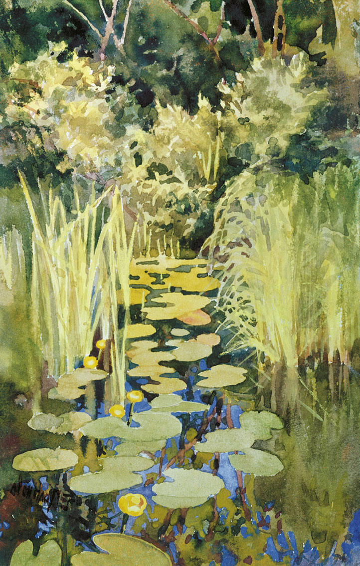 Elena Dmitrievna Polenova. Backwater à Abramtsevo