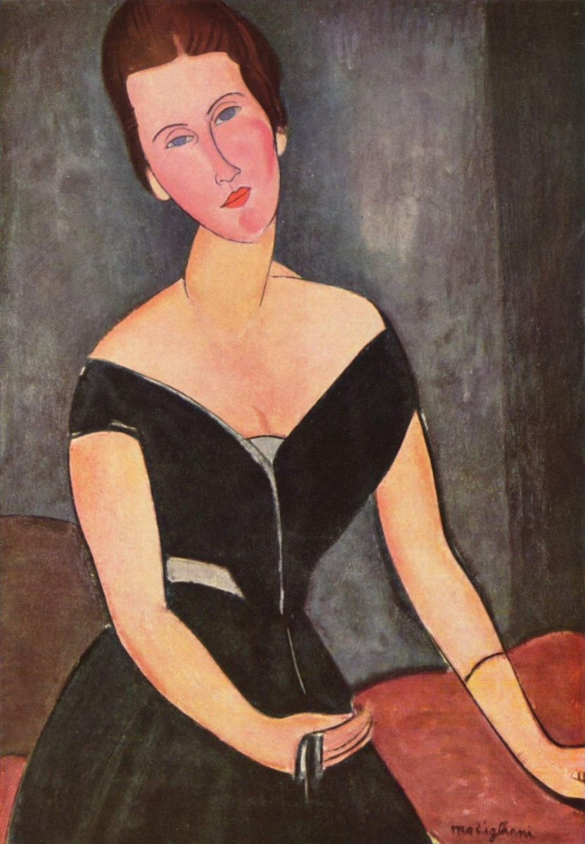 Amedeo Modigliani. Portrait of Madame Georges van Muden