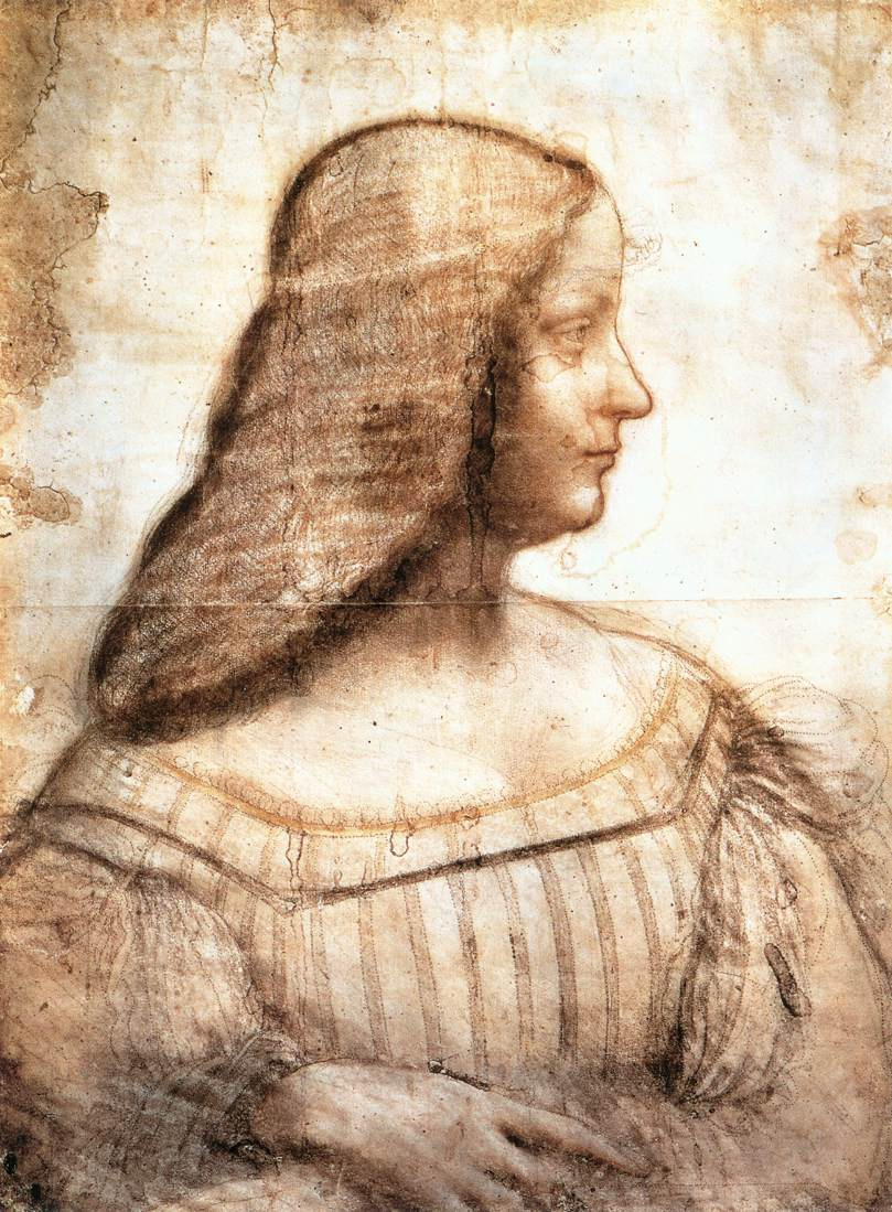 Leonardo da Vinci. Isabella d'este