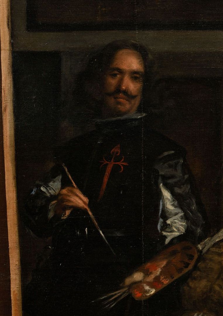 Menin Fragment. Selbstporträt Diego Velasquez