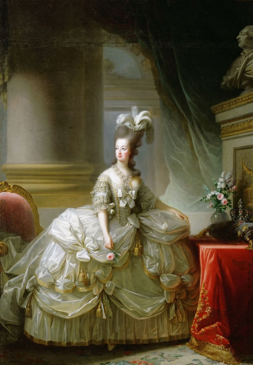 Elizabeth Vigee Le Brun. Portrait Of Maria Antoinette