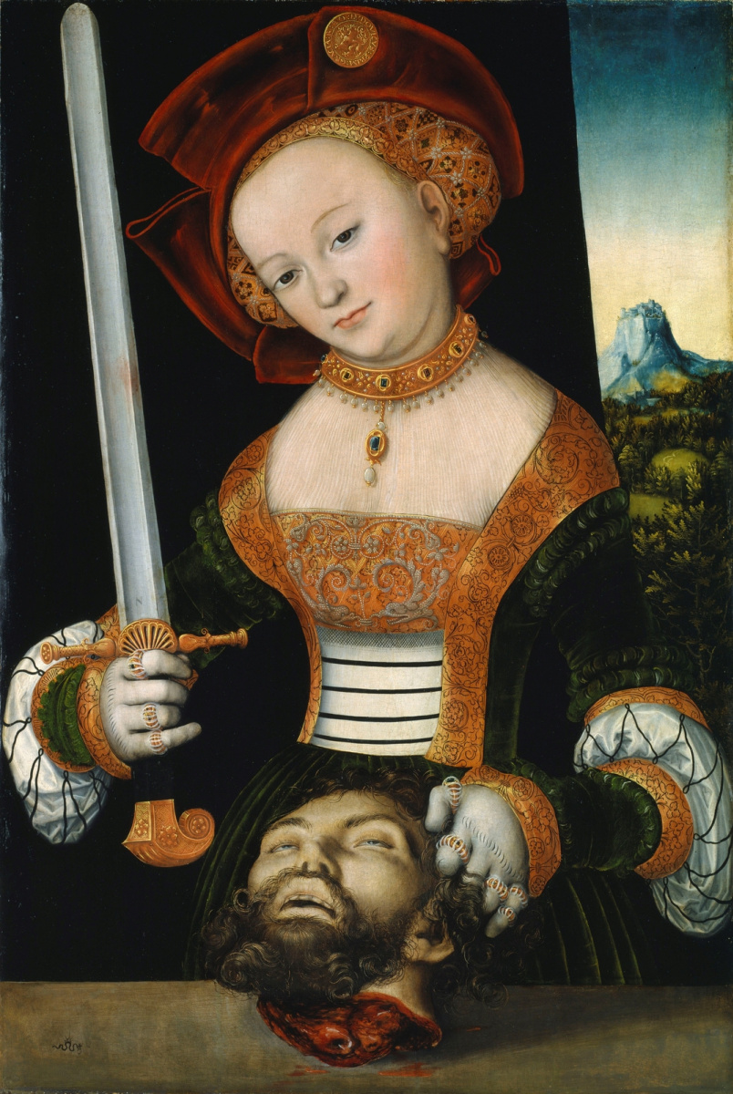 Lucas Cranach the Elder. Judith with the head of Holofernes