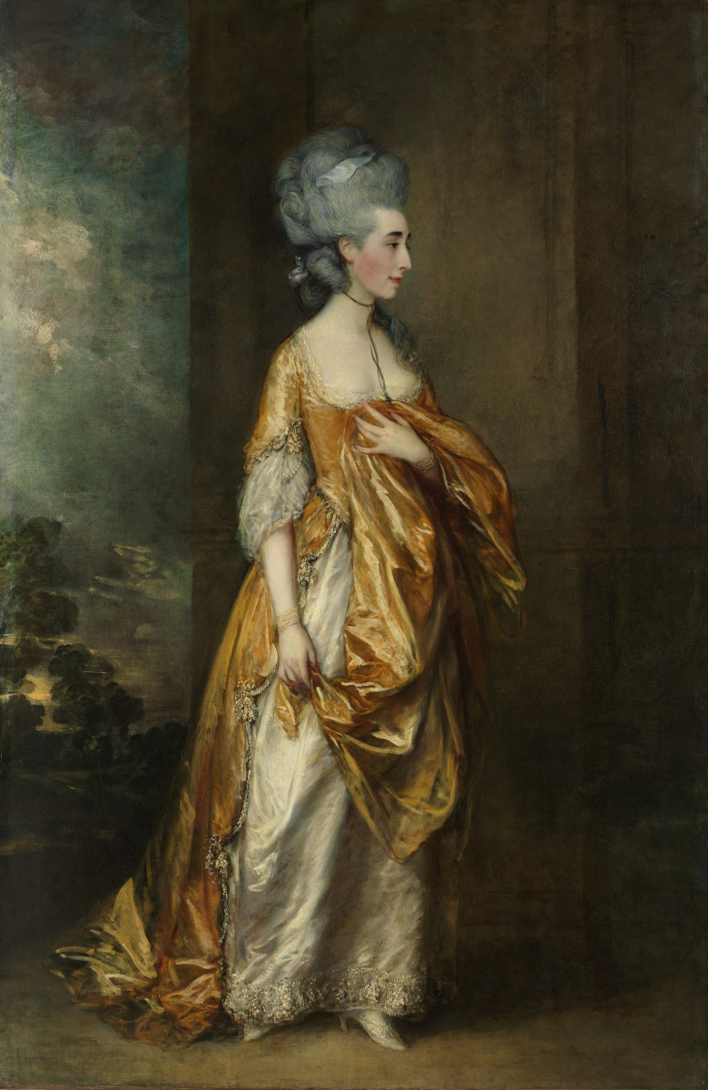 Thomas Gainsborough. Portrait of Mrs. grace Dalrymple Elliot