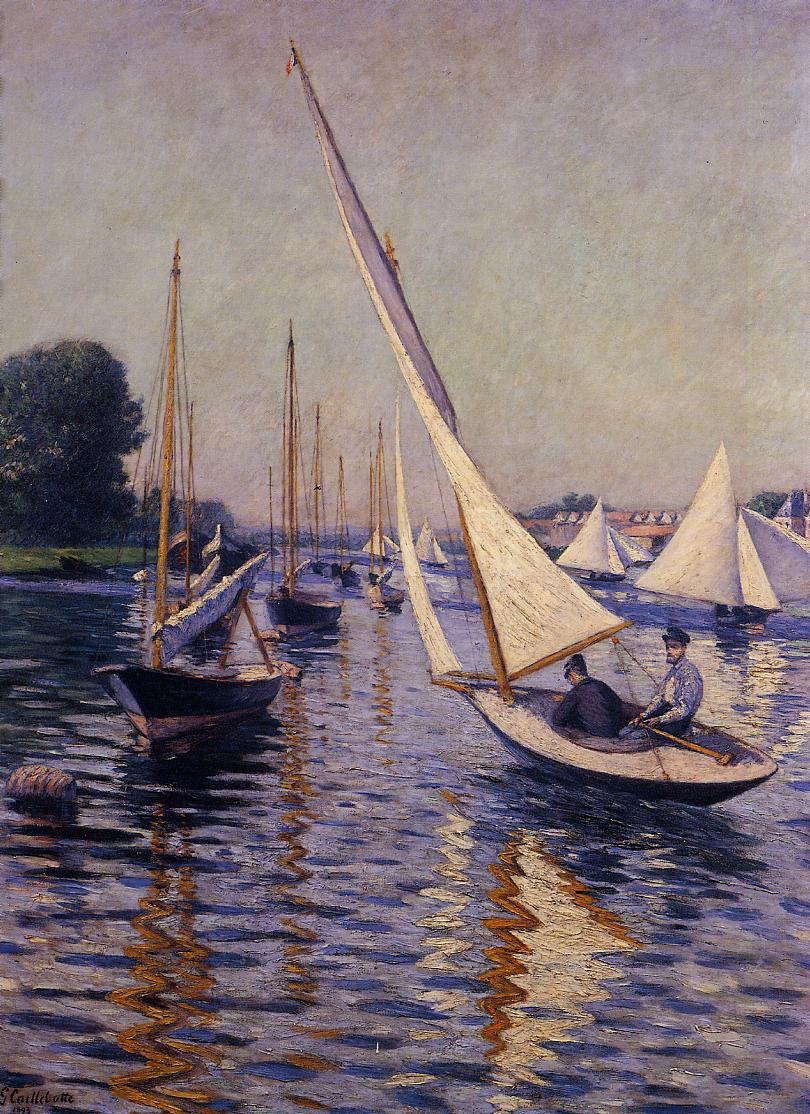 Gustave Caillebotte. Regatta at Argenteuil