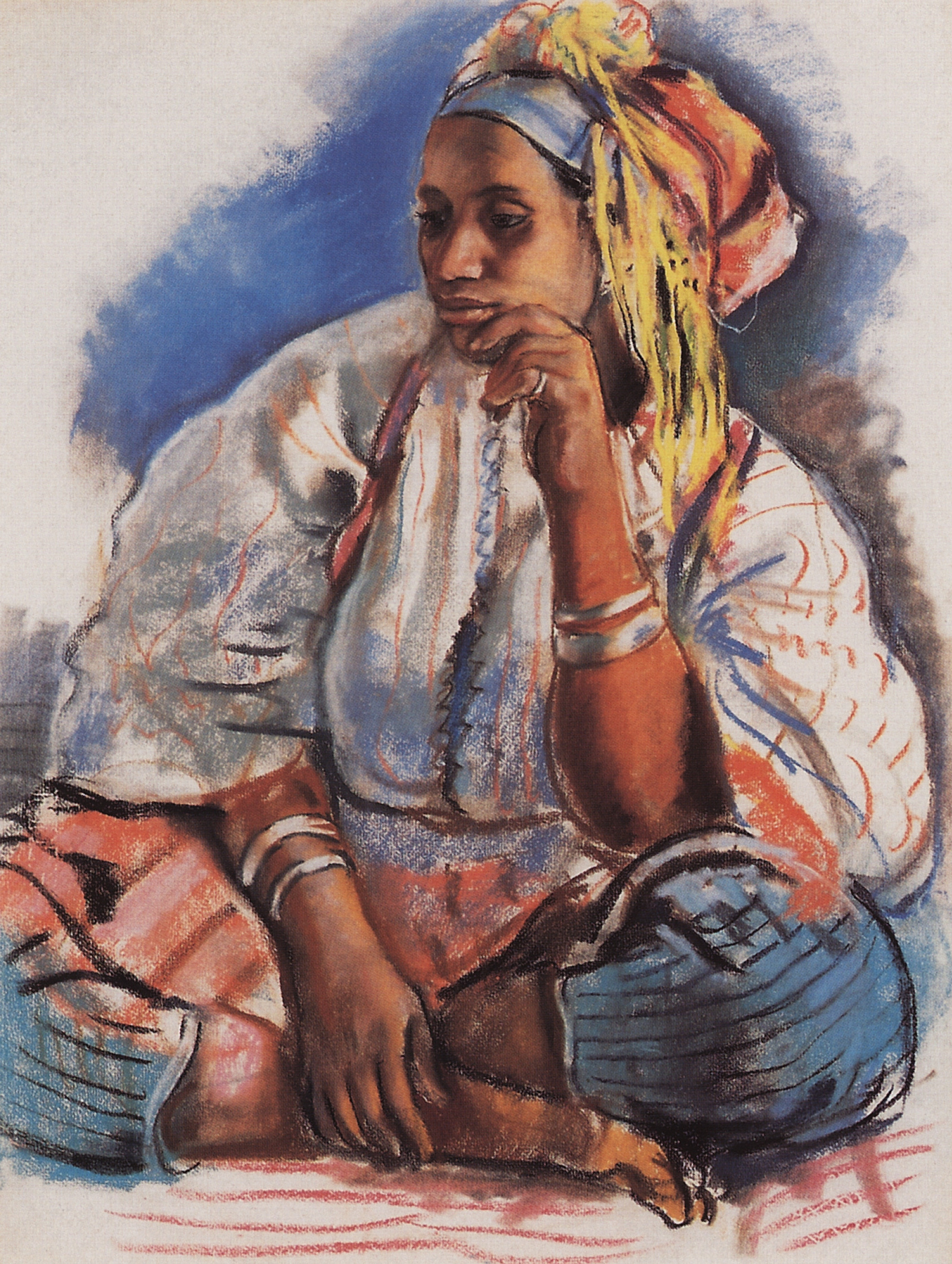 Moroccan, 1932, 48×63 cm by Zinaida Serebriakova: History