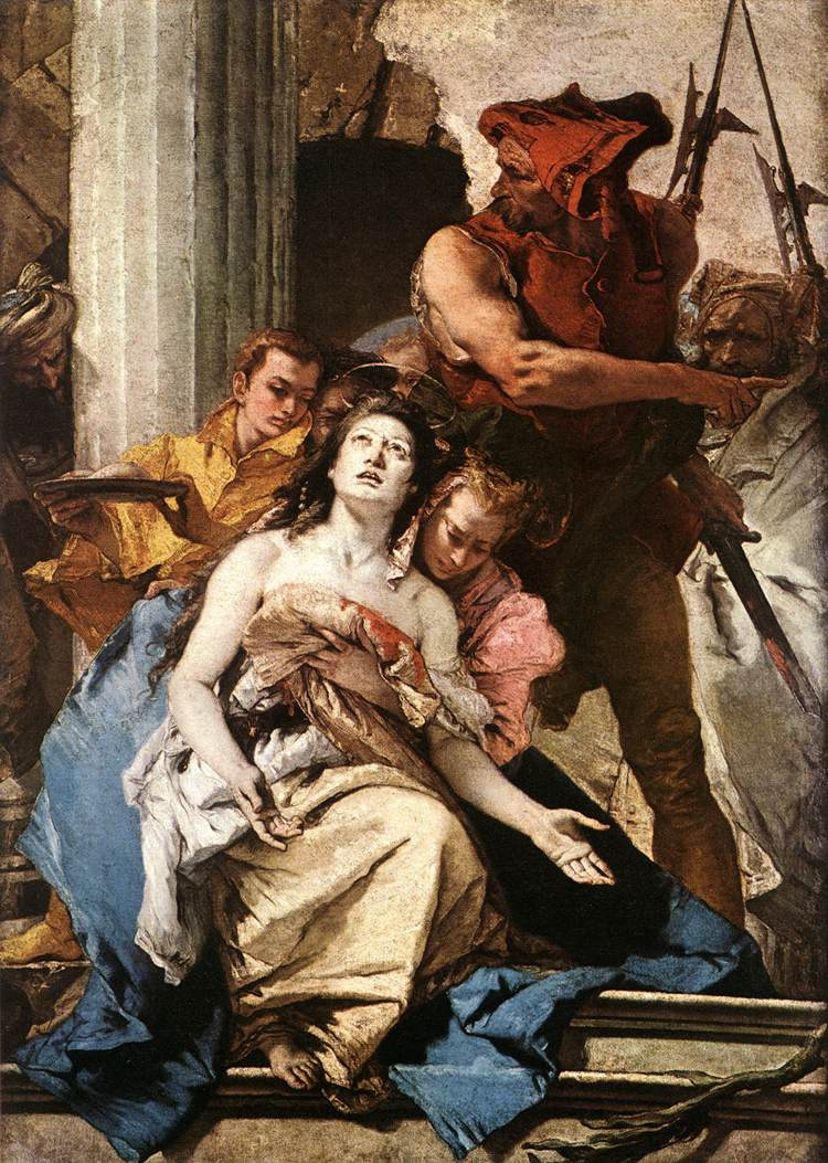 Giovanni Battista Tiepolo. Martyrdom of Saint Agatha