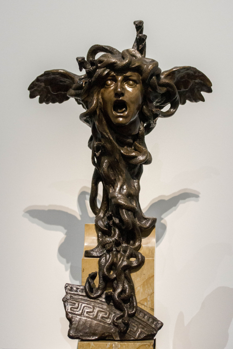 Fernand Knopf. Head of Medusa