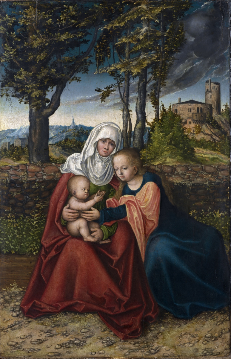 Lucas Cranach the Elder. SV. Anna with Maria and child