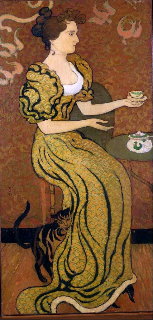 Maurice Denis. Madame ransone with a cat