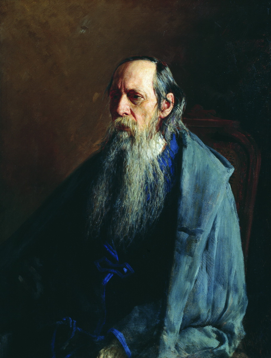 Nikolay Aleksandrovich Yaroshenko. Portrait of Mikhail Yevgrafovich Saltykov-Shchedrin. 1886