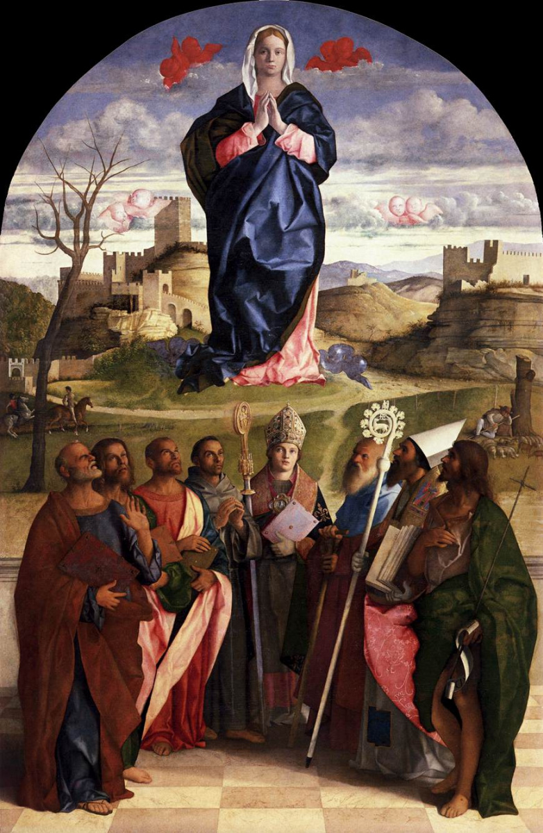 Giovanni Bellini. Our Lady in Glory with the Saints