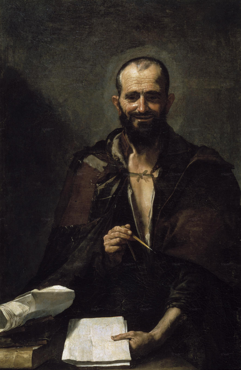 Jose de Ribera. Democritus