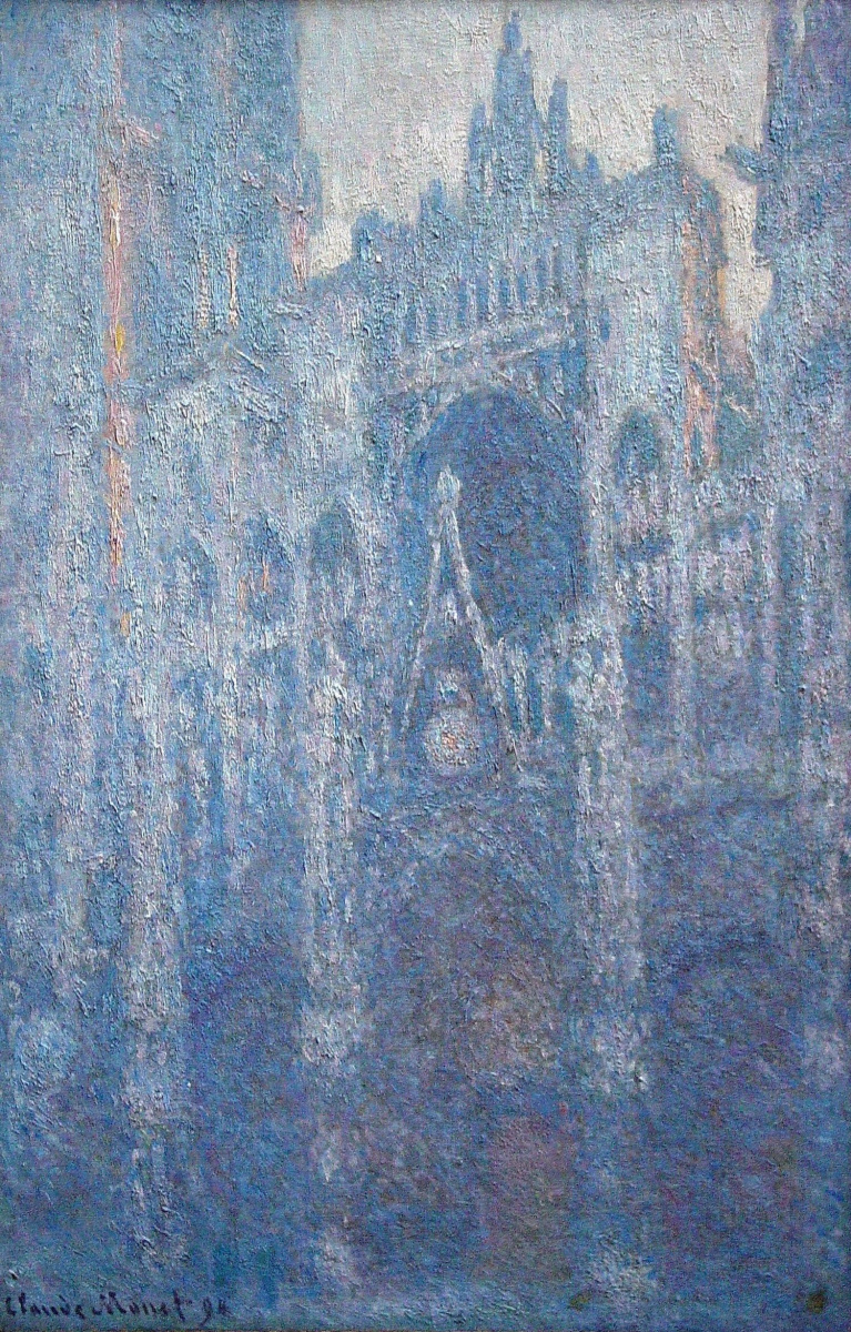 Claude Monet. La cathédrale de Rouen, temps clair