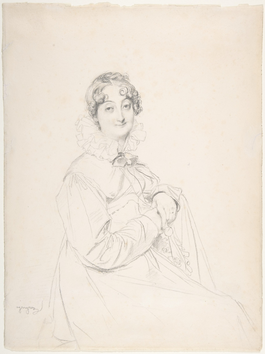 Jean Auguste Dominique Ingres. Constance de Левендаль