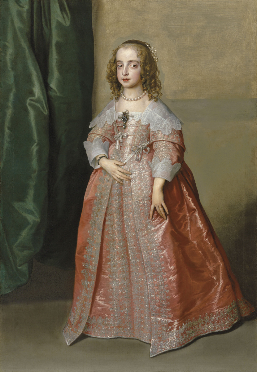 Anthony van Dyck. Portrait of Princess Mary, daughter of King Charles I of England