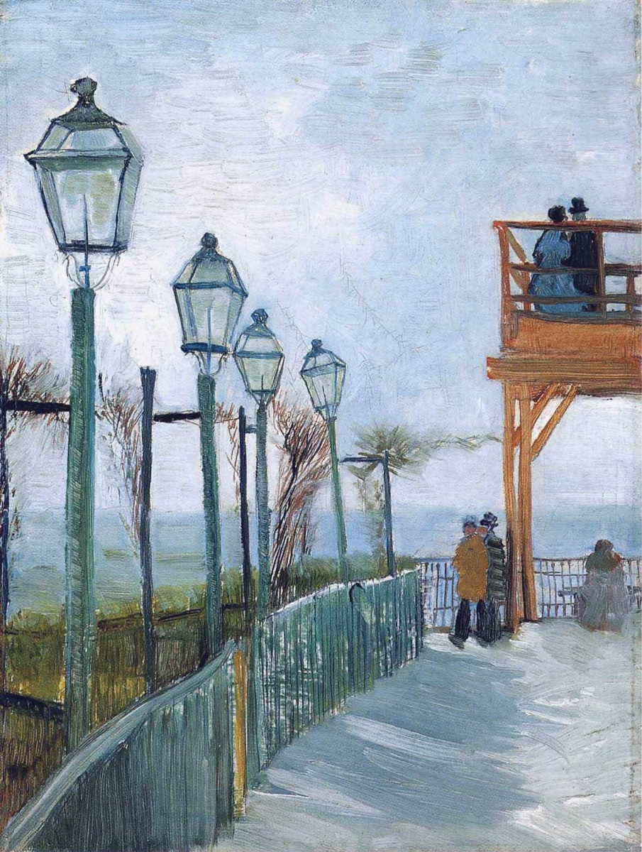 Vincent van Gogh. Montmartre near the upper mill