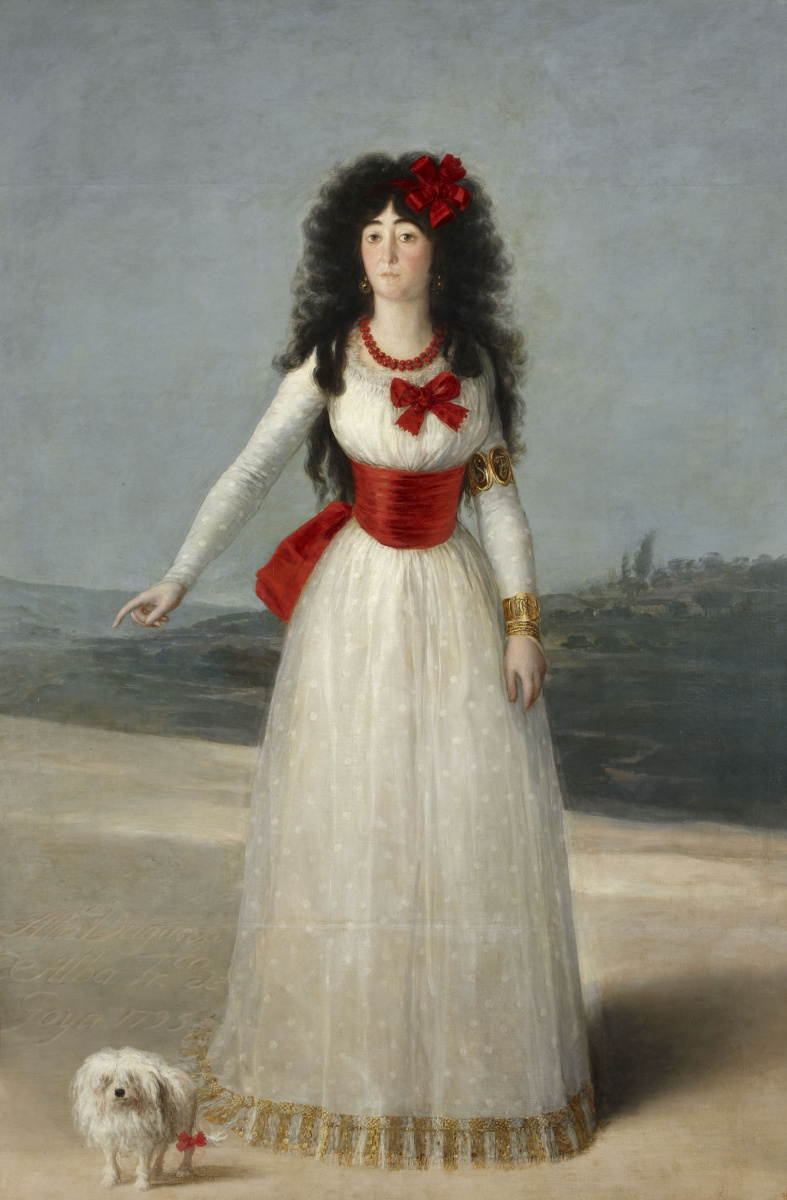 Francisco Goya. Portrait of Maria Teresa Cayetana de Silva, Duchess of Alba