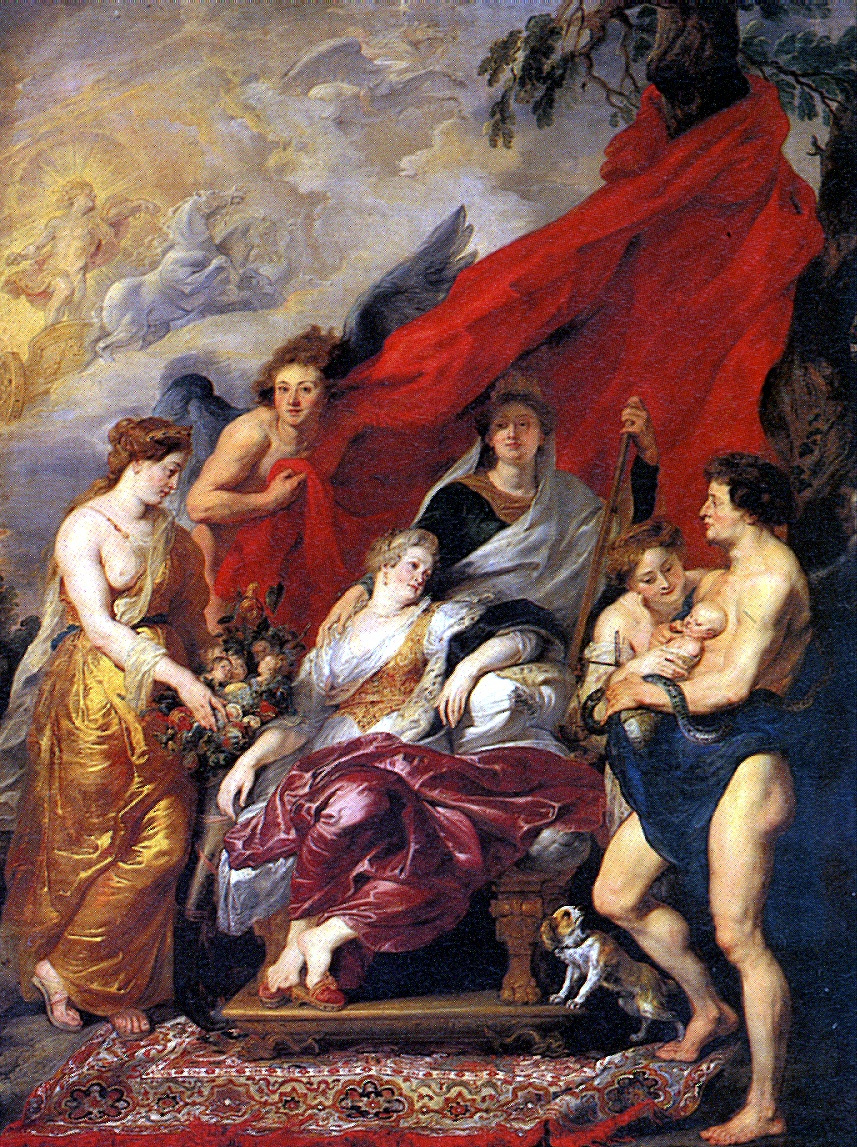 Peter Paul Rubens. The birth of Louis XIII