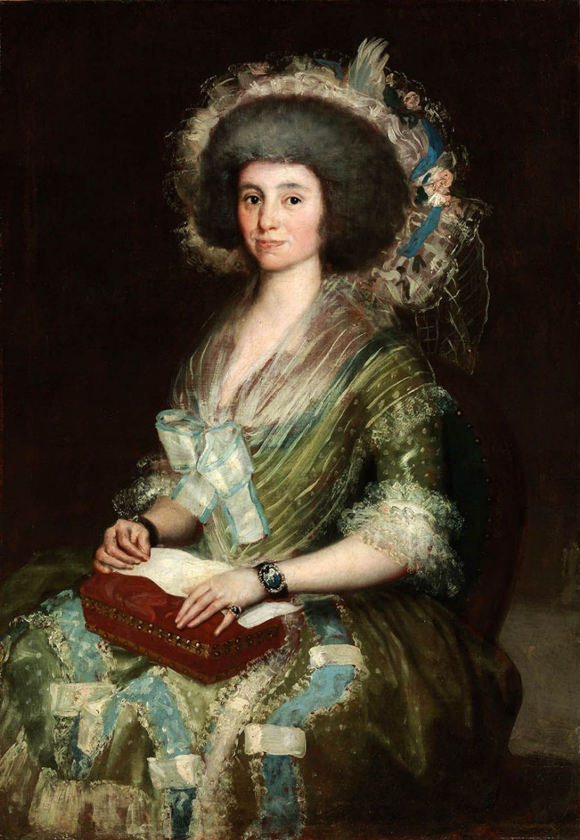 Francisco Goya. A portrait of seniors Kean bermúdez, wife of Juan Bermudez Agostino