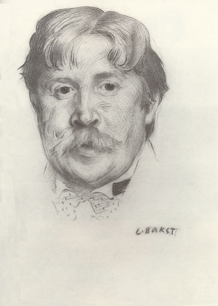 Lev (Leon) Bakst. Portrait of the artist Alexander Yakovlevich Golovin