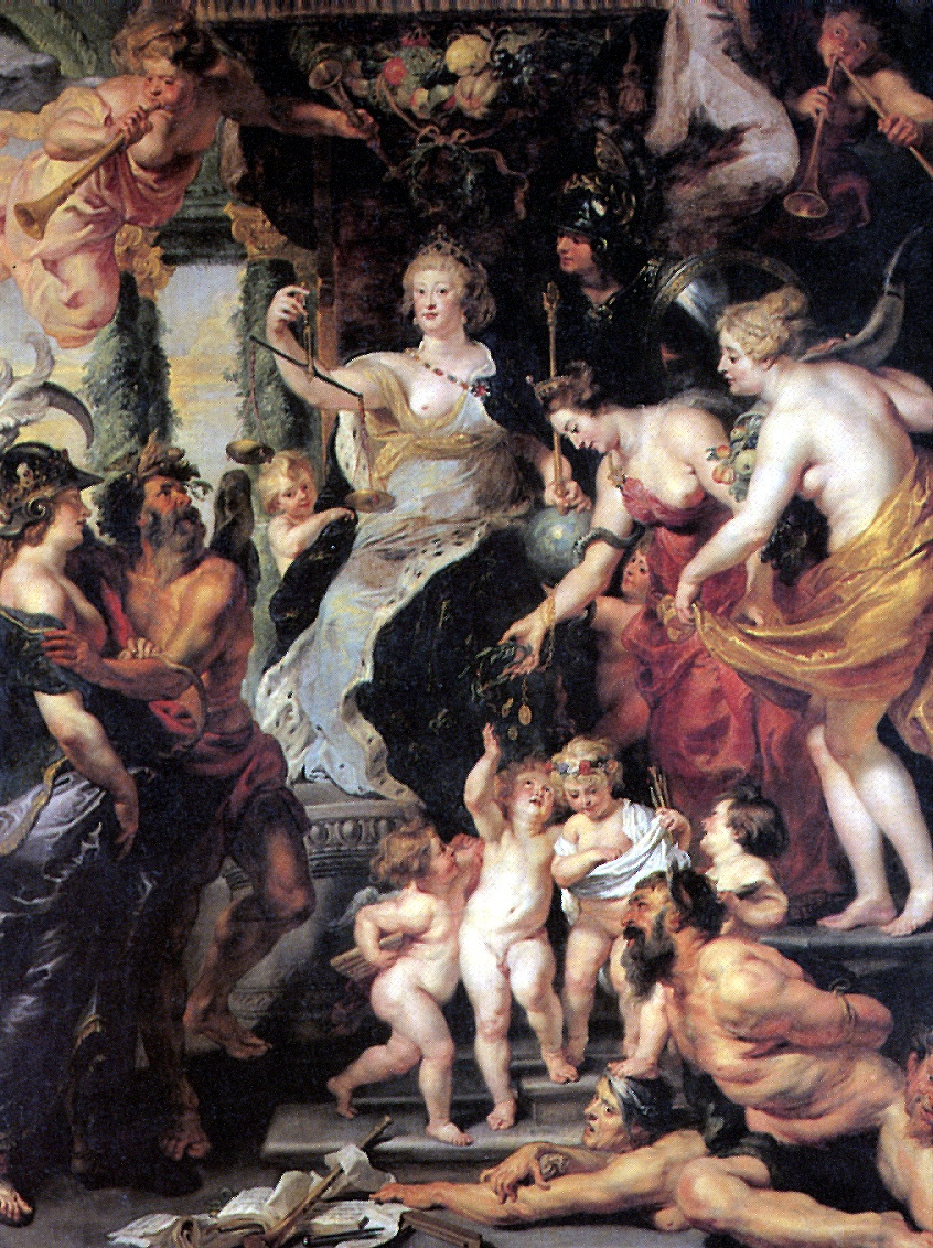 Peter Paul Rubens. Happiness of the Regency