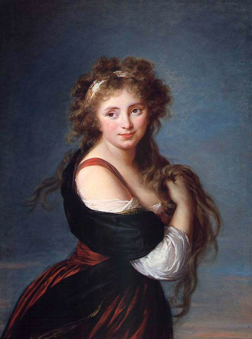 Elizabeth Vigee Le Brun. Porträt der Marquise Gabriella Rolan