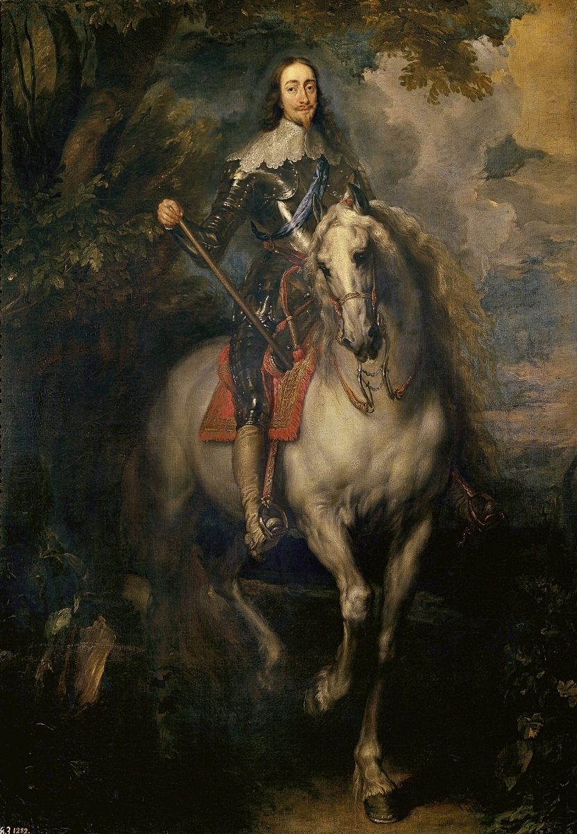 Anthony van Dyck. Equestrian portrait of Charles I, king of England