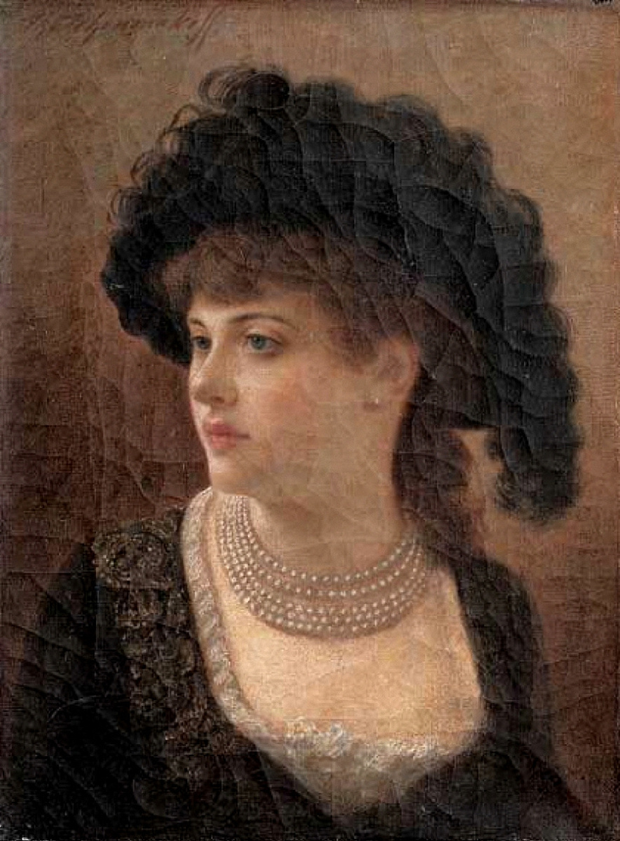 Fedor Petrovich Chumakov. Female portrait.