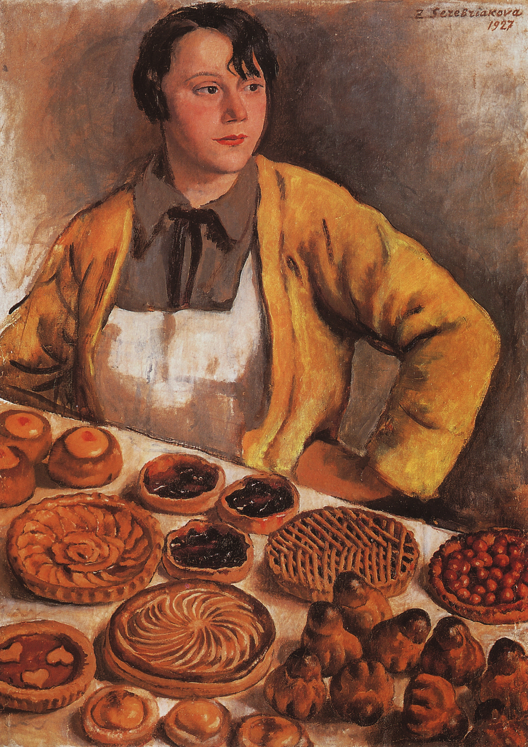 Baker from the Lepic Street, 1927, 65×92 cm by Zinaida