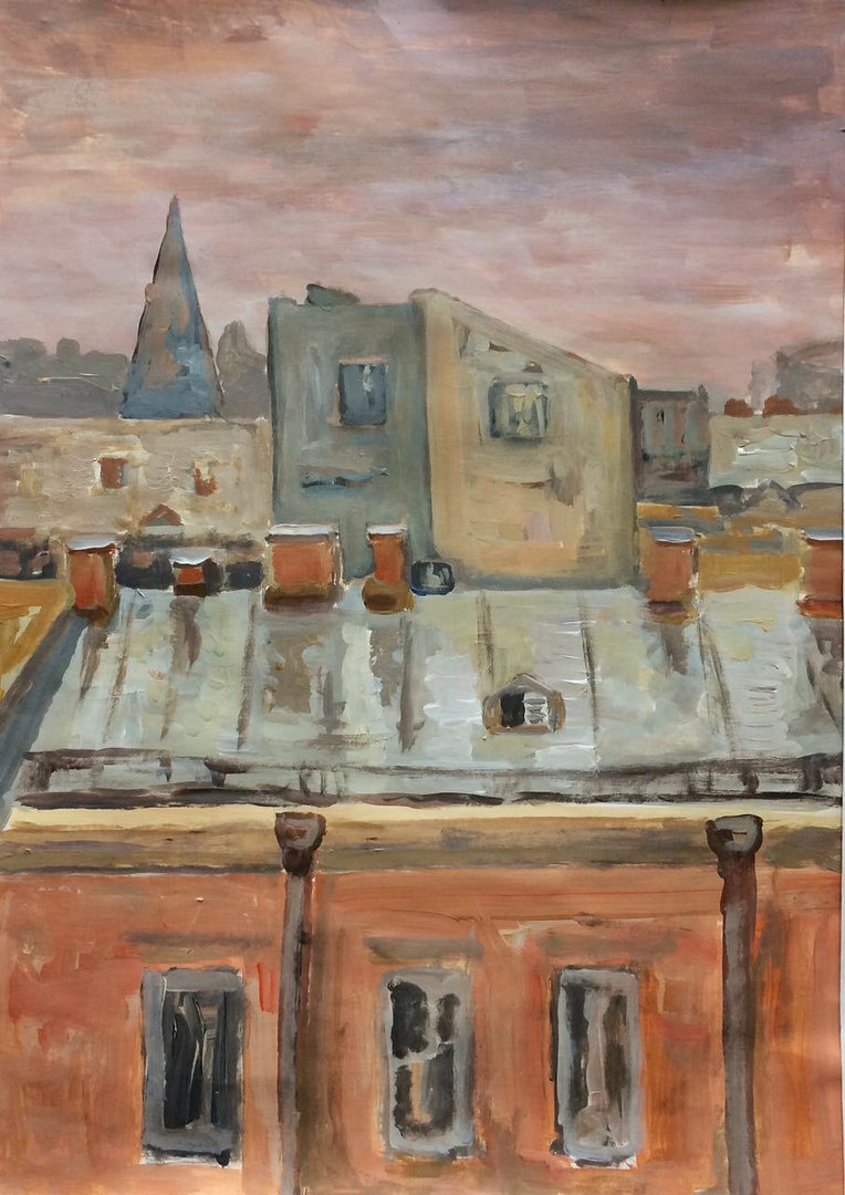 Andrey Leonidovich Shepel. "Roofs Of St. Petersburg"
