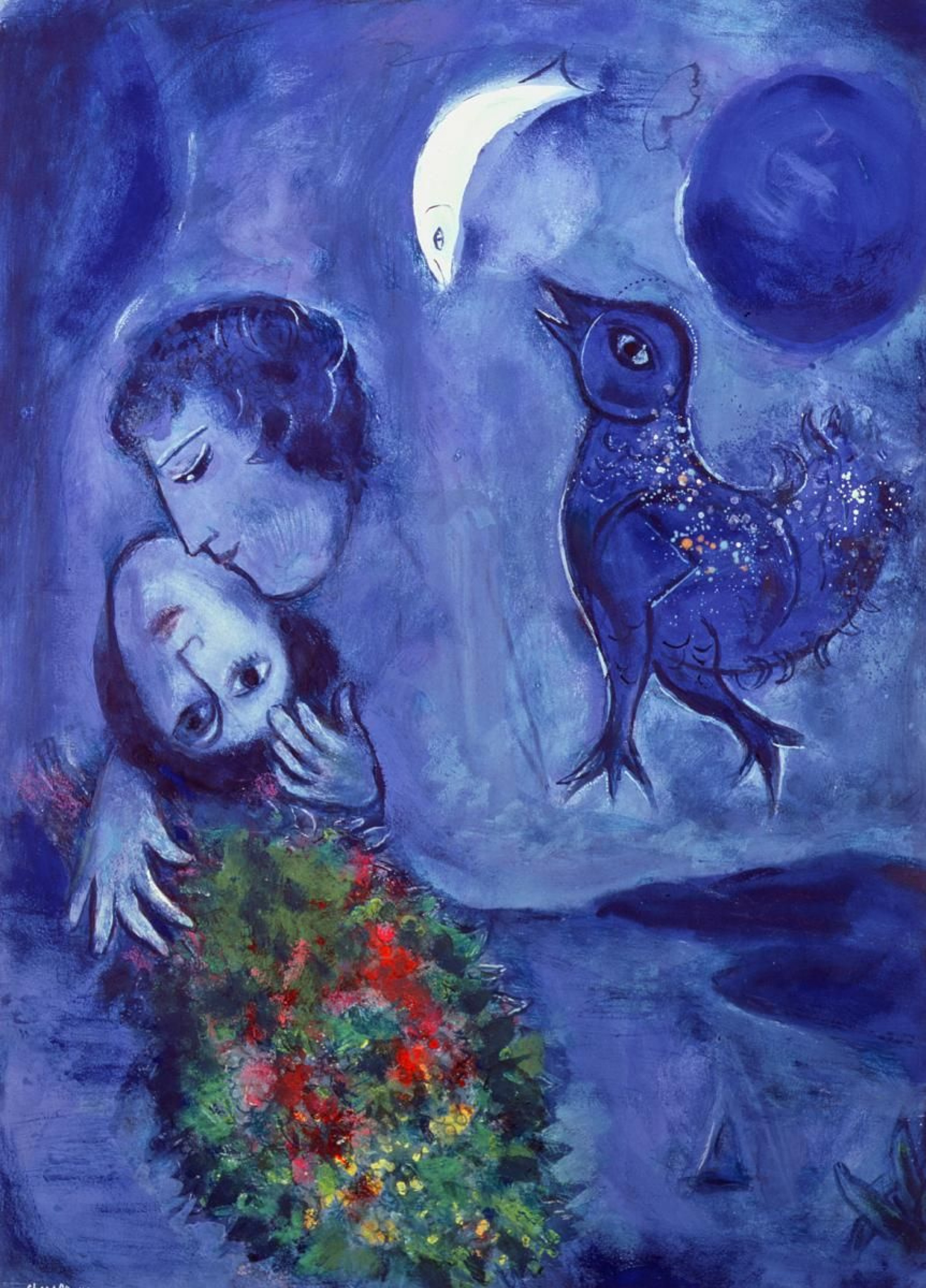 Le Paysage bleu, 1949, 56×77 cm by Marc Chagall: History, Analysis & Facts  | Arthive