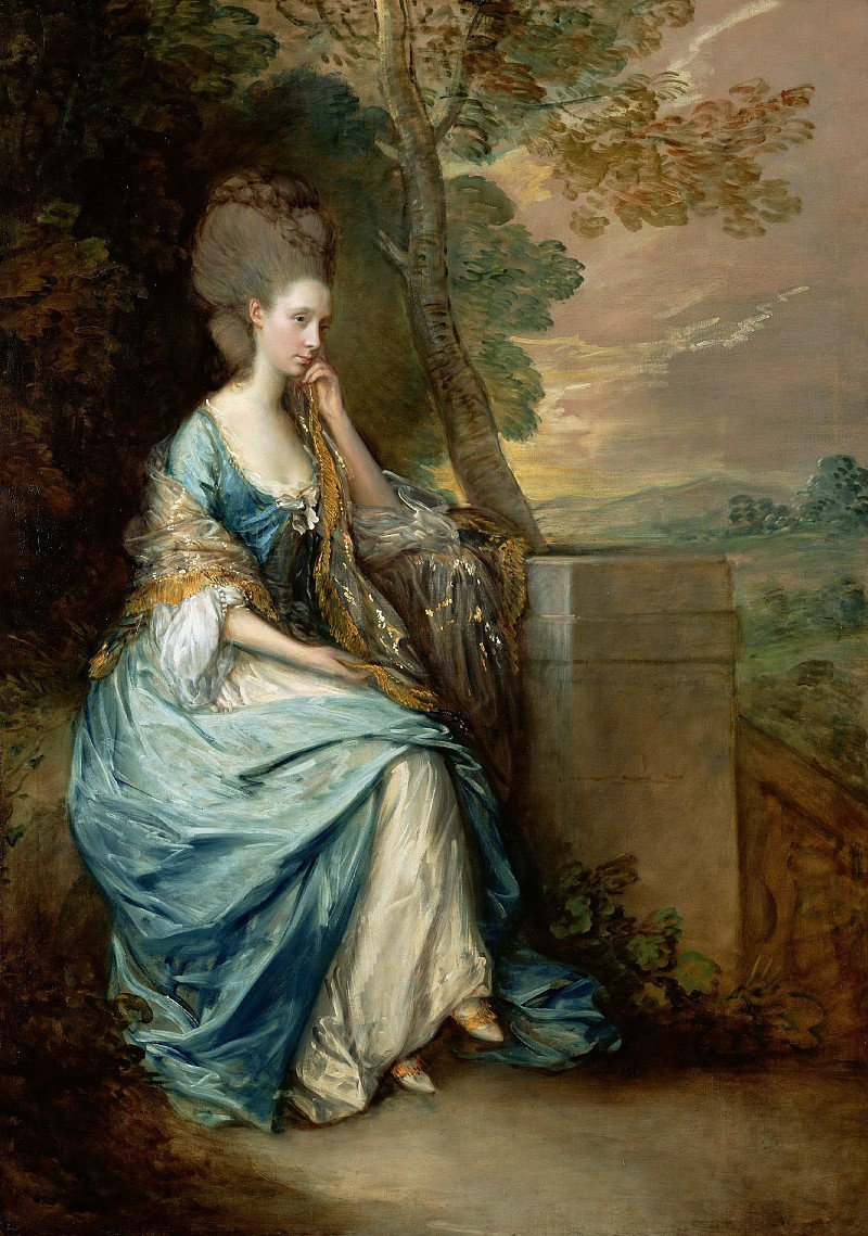 Thomas Gainsborough. Portrait of Countess Anna Chesterfield