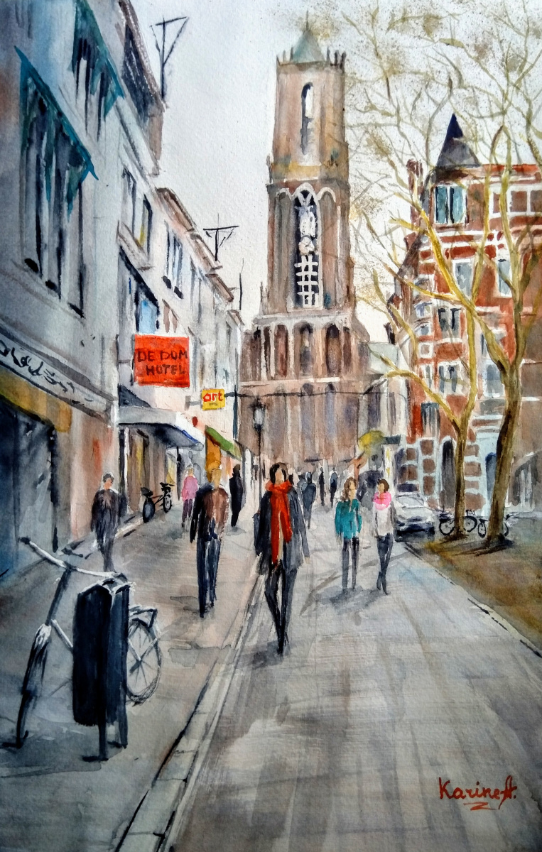 Karine Andriasyan. Walk in Utrecht