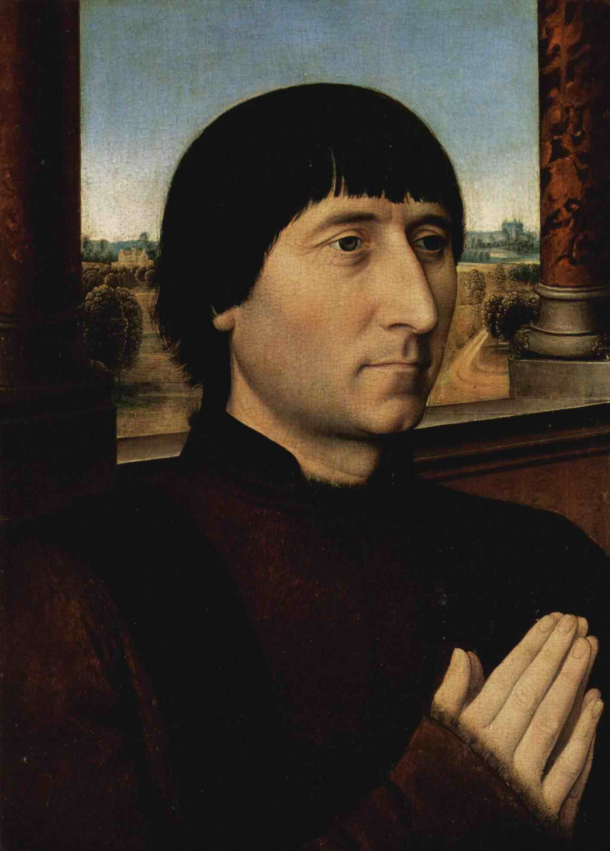 Hans Memling. Portrait of Willem Morel, mayor of Bruges, 1478 and 1483