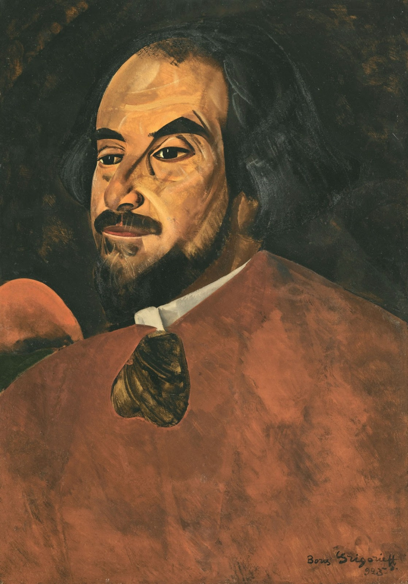 Boris Dmitrievich Grigoriev. Portrait de l'acteur Nikolai Alexandrov