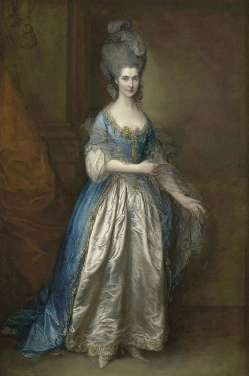 Thomas Gainsborough. 里德小姐的肖像，后来是威廉·威尔布瓦夫人