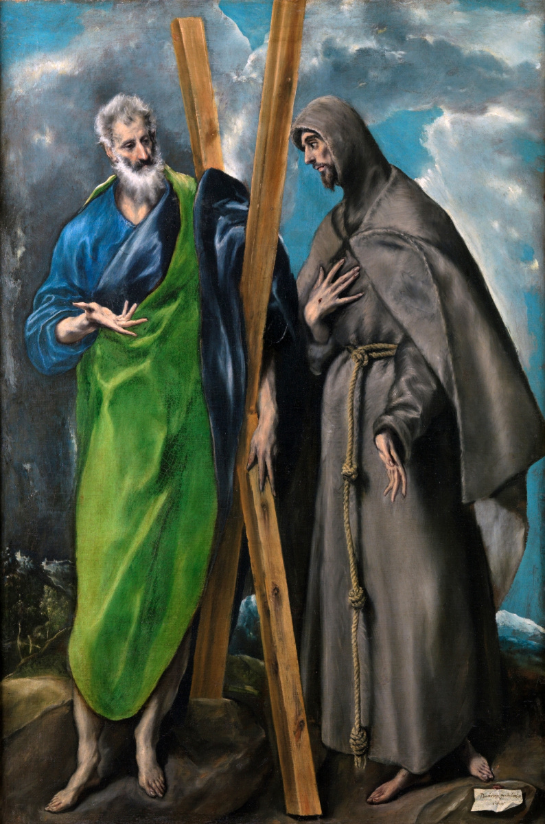 Domenico Theotokopoulos (El Greco). Saints Andrew and Francis