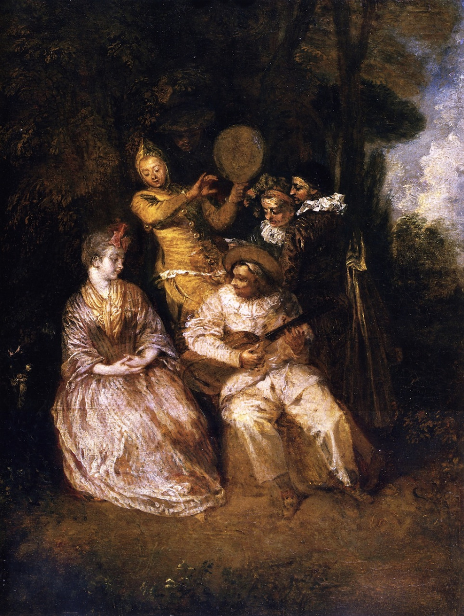 Antoine Watteau. Italian Serenade