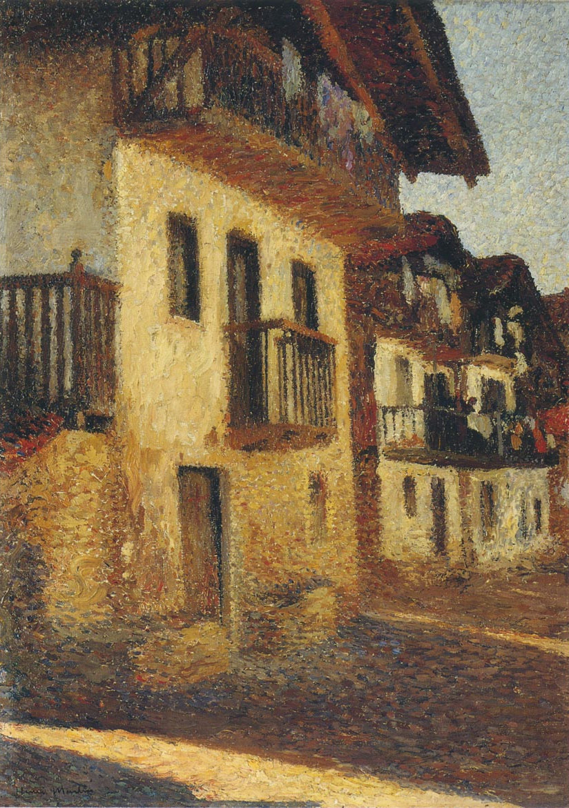 Henri Martin. Street in the village of