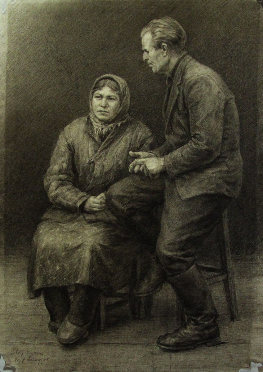 Виктор Фёдорович Летянин (30.11.1921 - 04.07.2009). Женщина и мужчина