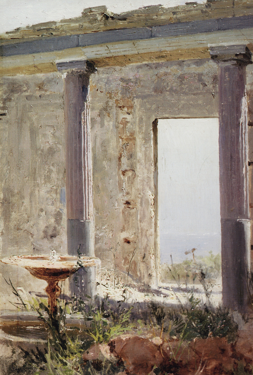 Vasily Polenov. Ruins of a palace in Palestine