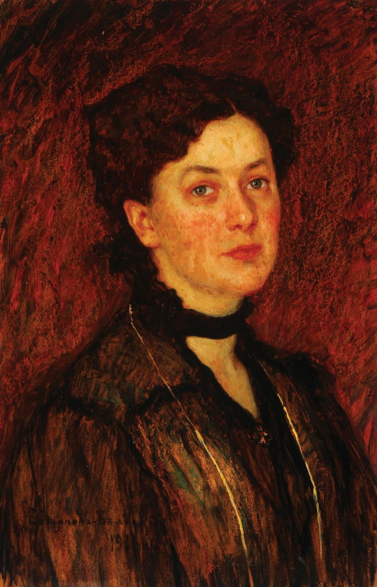 Nikolay Petrovich Bogdanov-Belsky. Female portrait