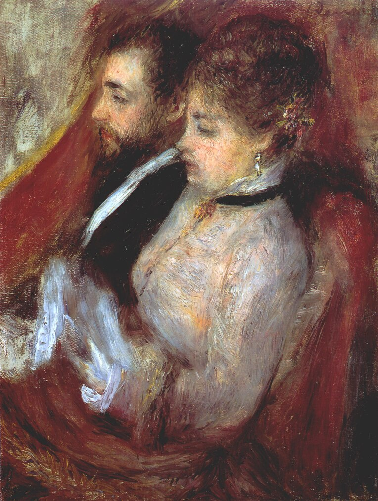 Pierre-Auguste Renoir. In the theater