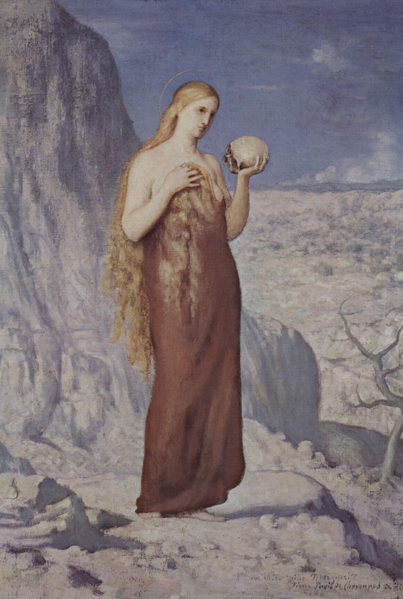 Pierre Cecil Puvi de Chavannes. Mary Magdalene in the desert