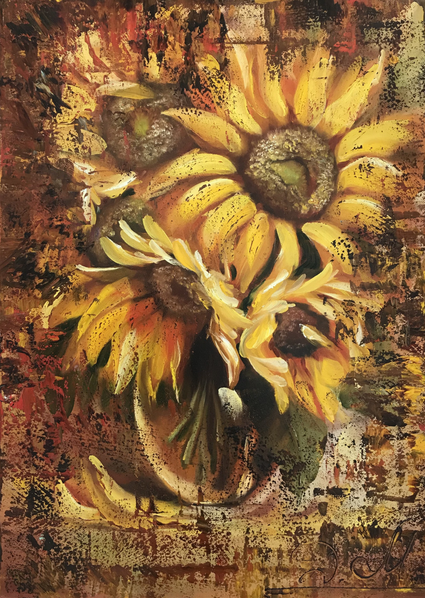 Diana Malivani. Sunflowers