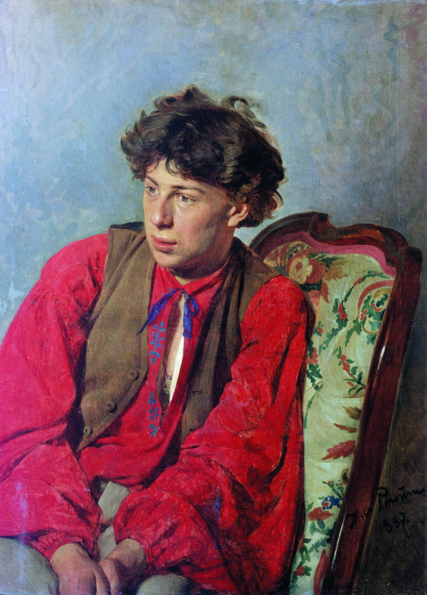 Ilya Efimovich Repin. Portrait of V.E. Repin, the brother of the artist, later a musician